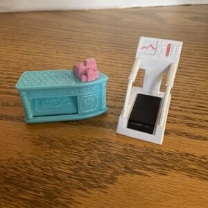 FISHER PRICE Sweet Streets Dollhouse CANDY COUNTER REGISTER & Treadmill